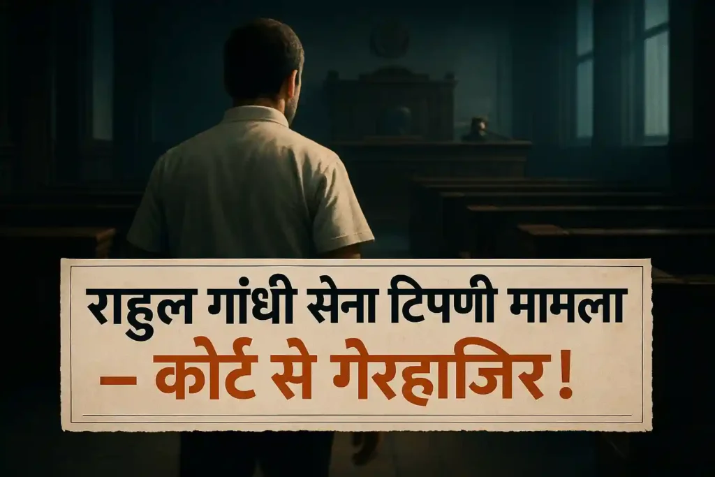 Rahul Gandhi court non-appearance