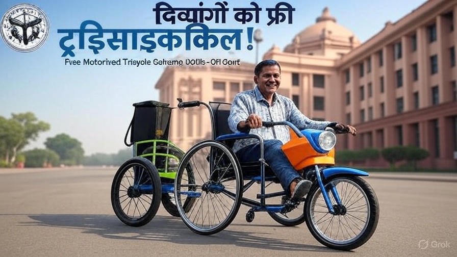 दिव्यांग ट्राईसाइकिल योजना उत्तर प्रदेश"
