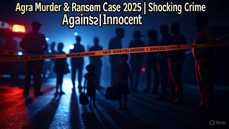 आगरा मासूम हत्या फिरौती मामला 2025