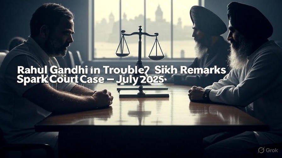 राहुल गांधी सिख टिप्पणी मामला 2025