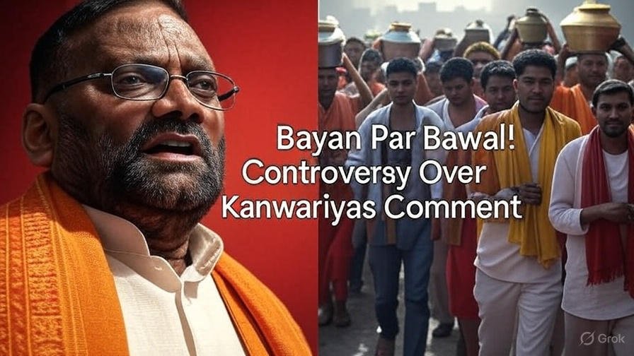 Swami Prasad Maurya Statement on Kanwariyas 2025