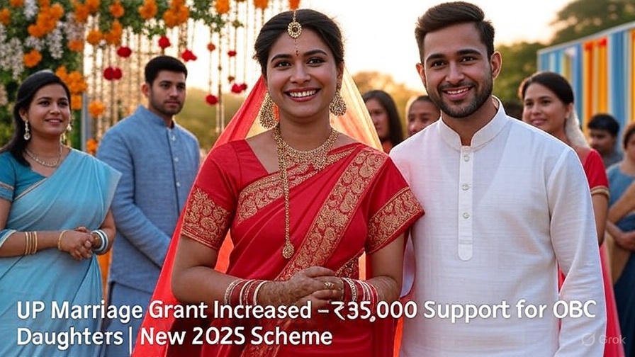 UP Marriage Grant for Backward Class Daughters 2025