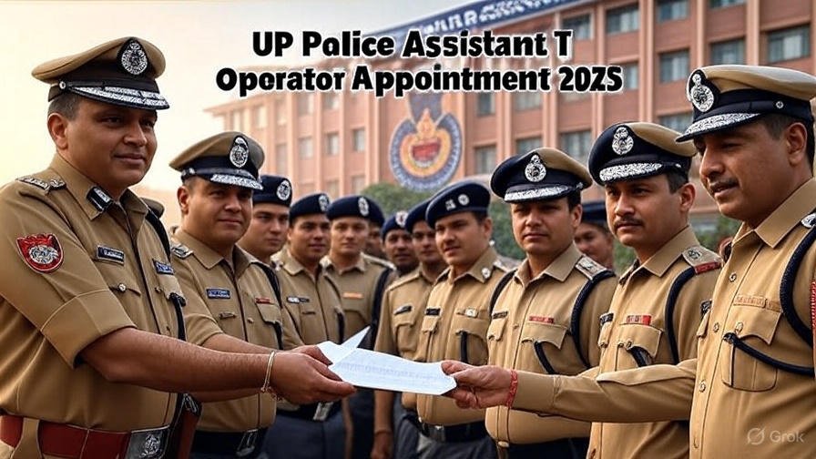 UP Police Assistant Operator Appointment 2025