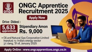 ONGC Apprentice Recruitment 2025